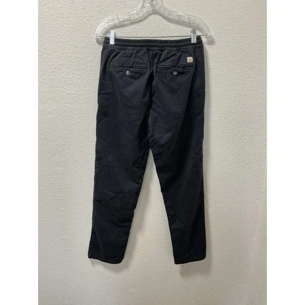 Marine Layer Elastic Waist Drawstring Pants Shorts Navy Blue Coastal Casual S
